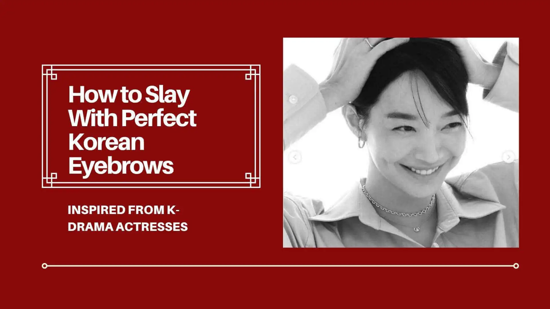 How to slay with perfect korean eyebrows