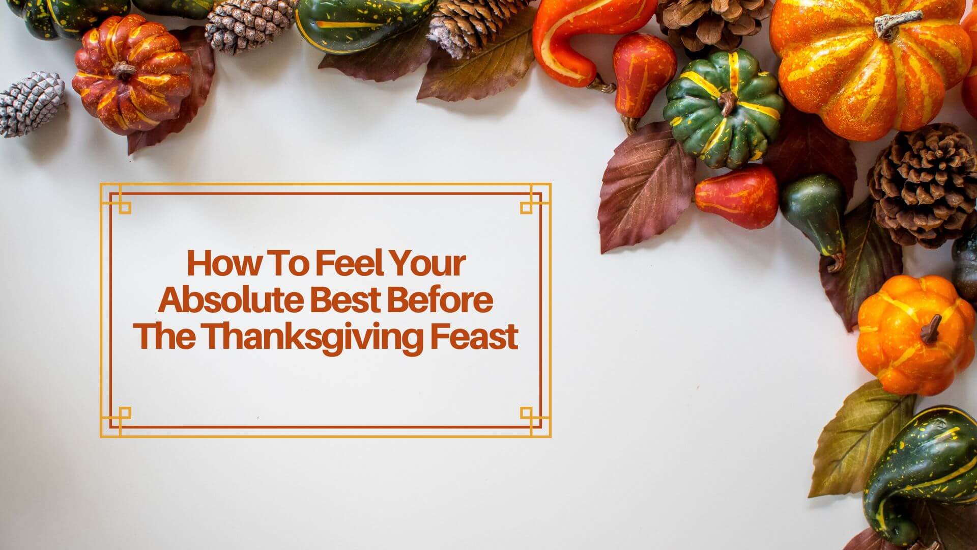 how to feel your absolute best before the thanksgiving feast as a hostess