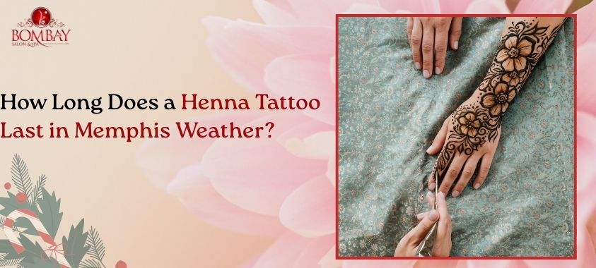 Professional henna tattoo design at Bombay Salon & Spa Memphis
